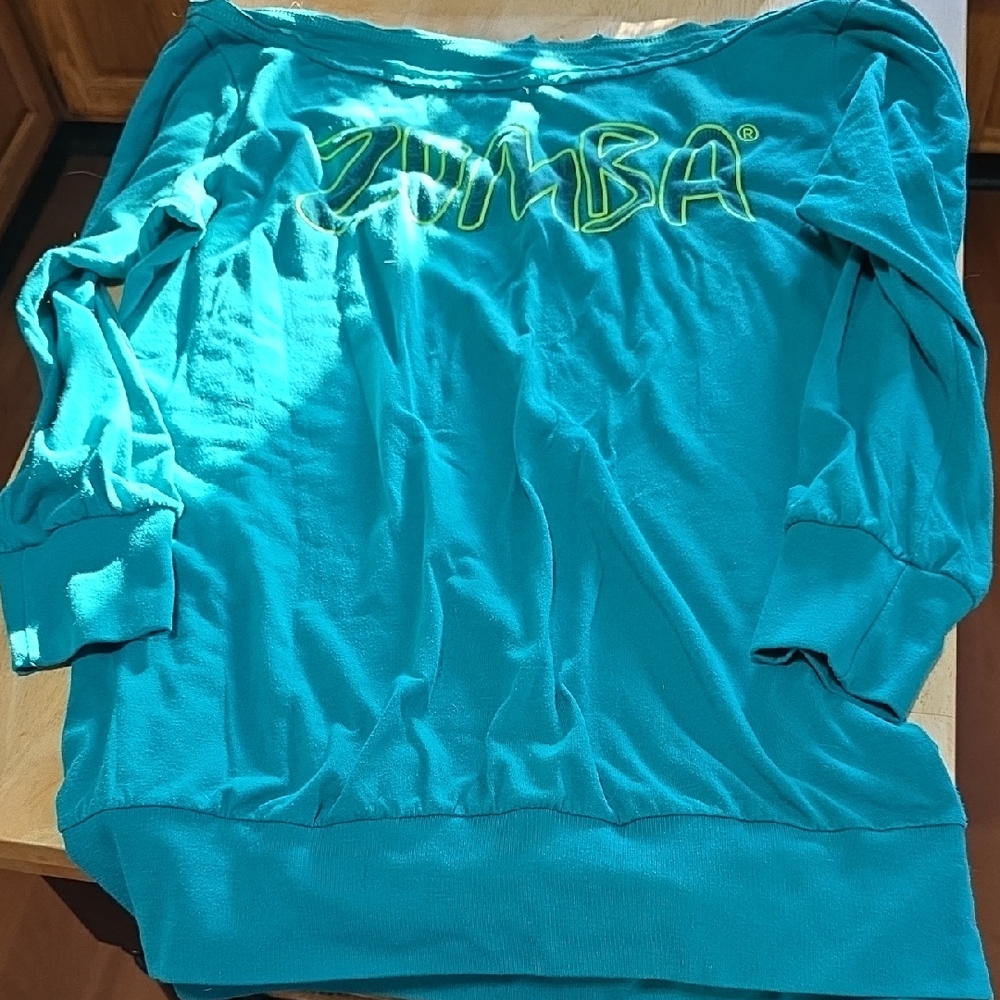 Zumba Fitness Teal Sweatshirt